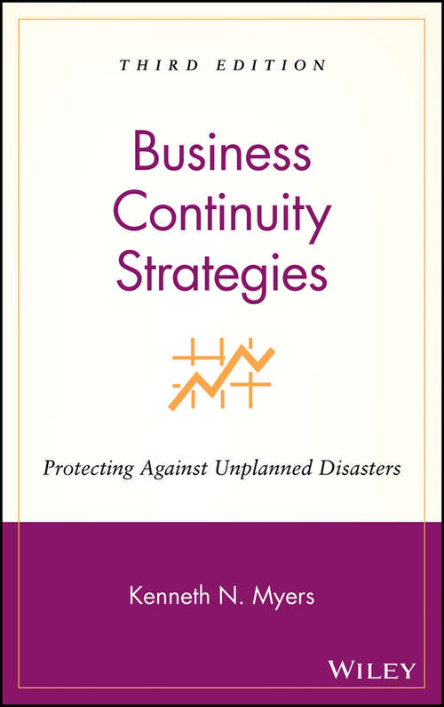 Book cover of Business Continuity Strategies: Protecting Against Unplanned Disasters