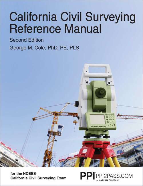 PPI California Civil Surveying Reference Manual eText - 1 Year