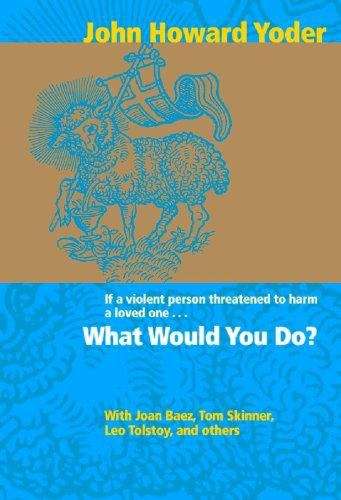 Book cover of What Would You Do? A Serious Answer to a Standard Question