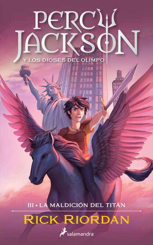 Book cover of La maldición del Titán: . (Percy Jackson y los dioses del Olimpo: Volumen 3)