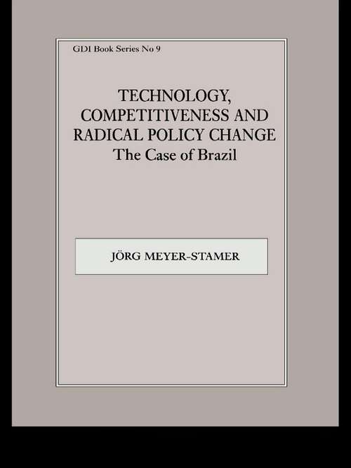 Cover image of Technology, Competitiveness and Radical Policy Change