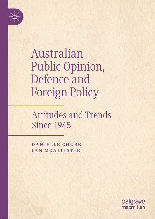 Australian Public Opinion, Defence and Foreign Policy: Attitudes and Trends Since 1945