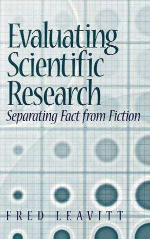 Book cover of Evaluating Scientific Research