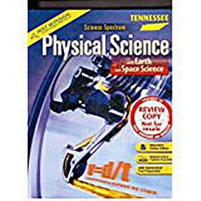 Book cover of Physical Science with Earth and Space Science, Tennessee