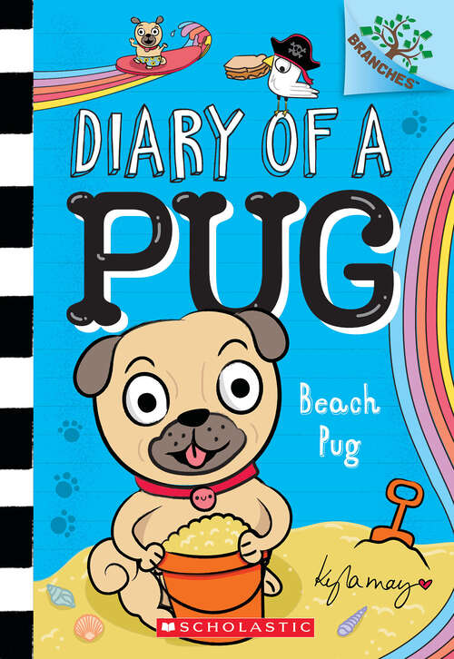 Book cover of Beach Pug: A Branches Book (Diary of a Pug)
