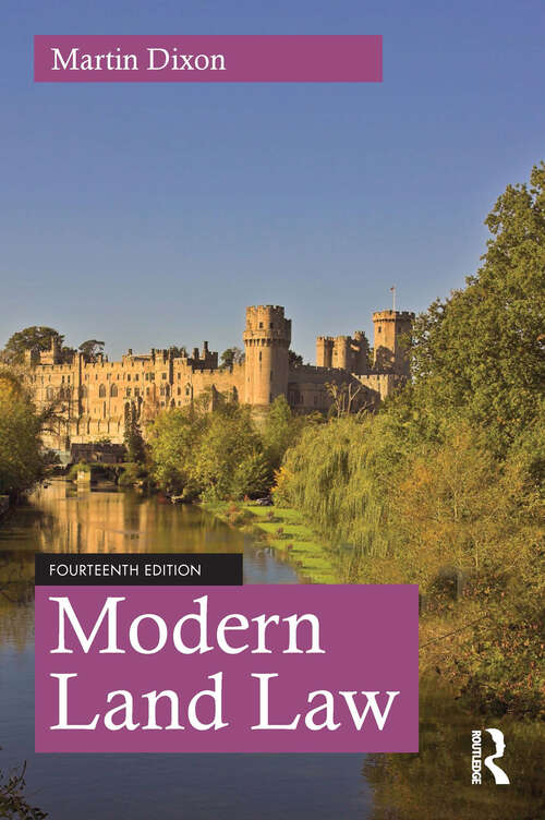 Book cover of Modern Land Law (14)