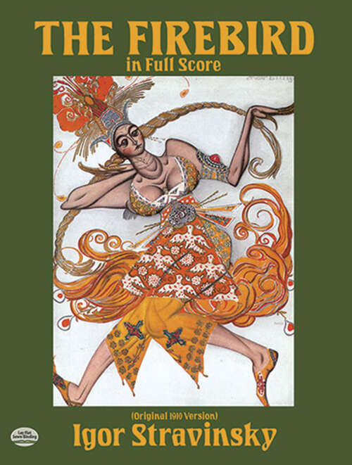 Book cover of The Firebird in Full Score (Dover Orchestral Music Scores)