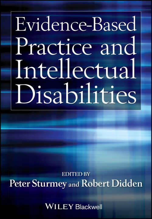 Book cover of Evidence-Based Practice and Intellectual Disabilities