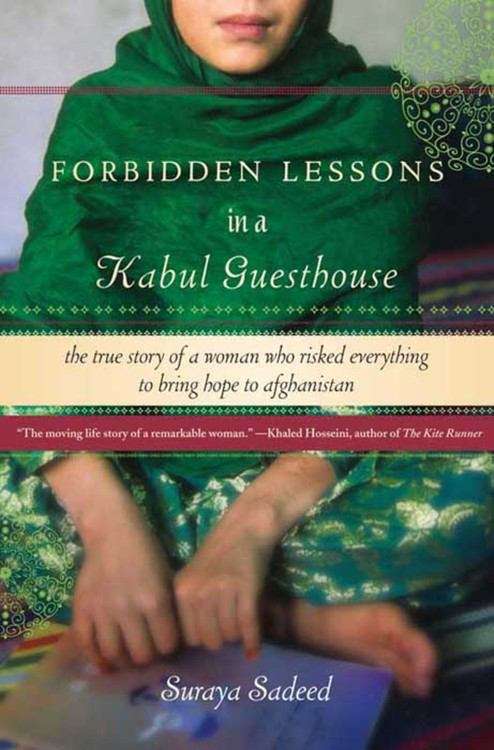 Book cover of Forbidden Lessons in a Kabul Guesthouse