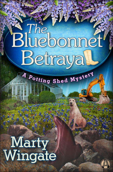 Book cover of The Bluebonnet Betrayal: A Potting Shed Mystery