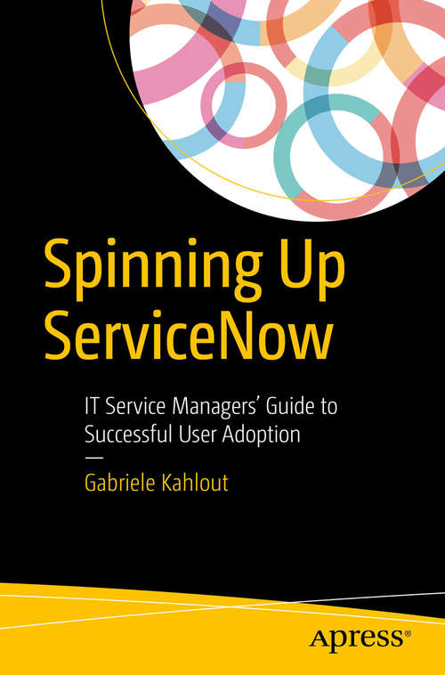 Book cover of Spinning Up ServiceNow