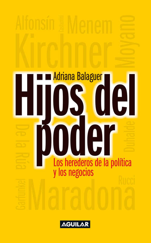 Book cover of Hijos del poder
