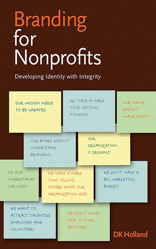 Book cover of Branding for Nonprofits