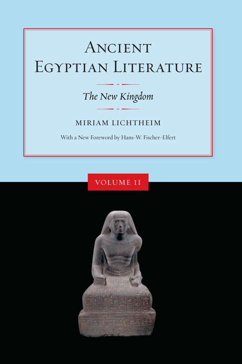 Book cover of Ancient Egyptian Literature