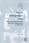 Inside Immigration Law: Migration Management and Policy Application in Germany