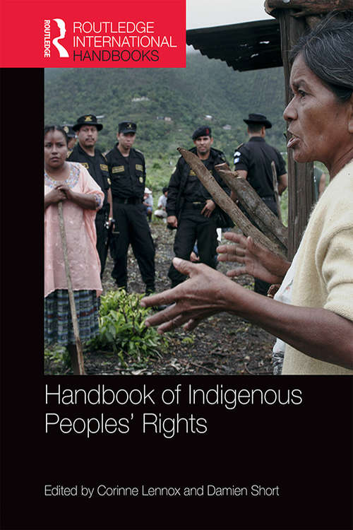 Book cover of Handbook of Indigenous Peoples' Rights (Routledge International Handbooks Ser.)