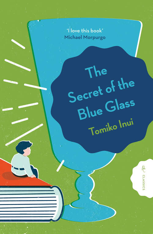 Book cover of The Secret of the Blue Glass
