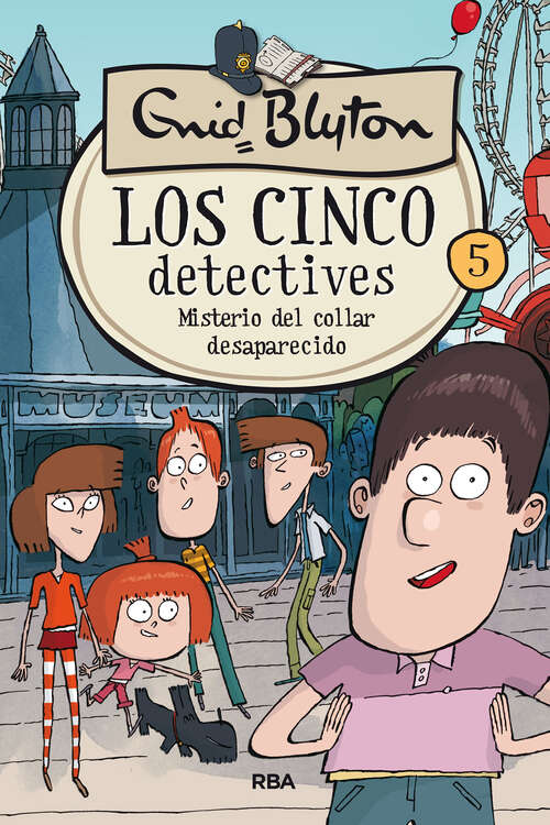 Book cover of Los cinco detectives 5: Misterio del collar desaparecido (Los cinco detectives: Volumen 5)