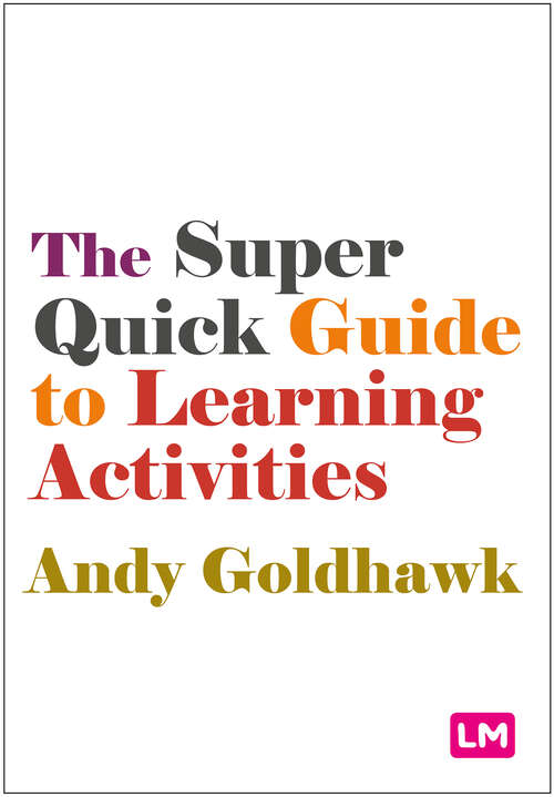 Book cover of The Super Quick Guide to Learning Activities