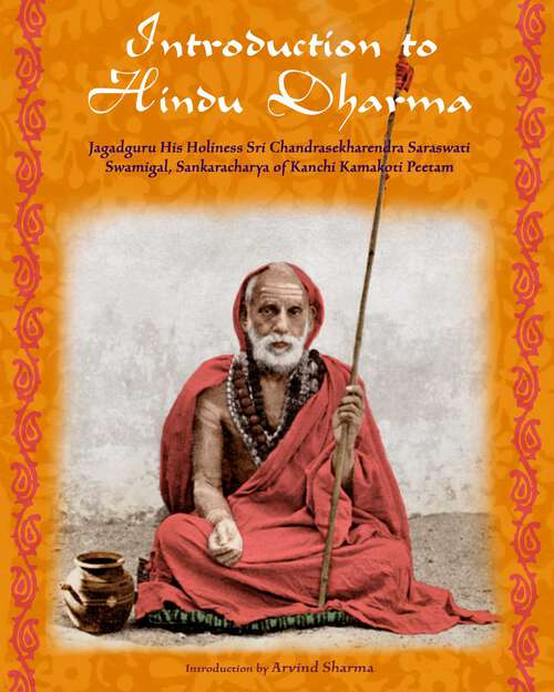 Book cover of Introduction to Hindu Dharma: Illustrated
