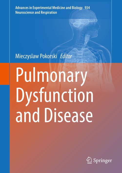 Book cover of Pulmonary Dysfunction and Disease
