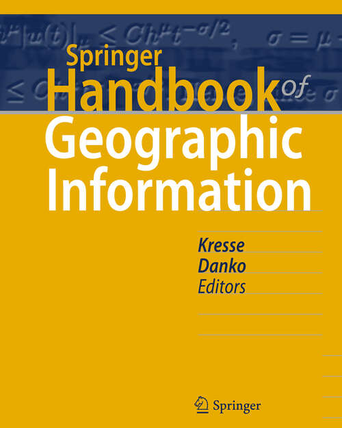 Cover image of Springer Handbook of Geographic Information