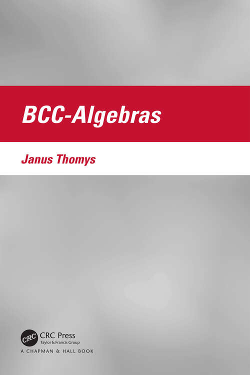 Book cover of BCC-Algebras