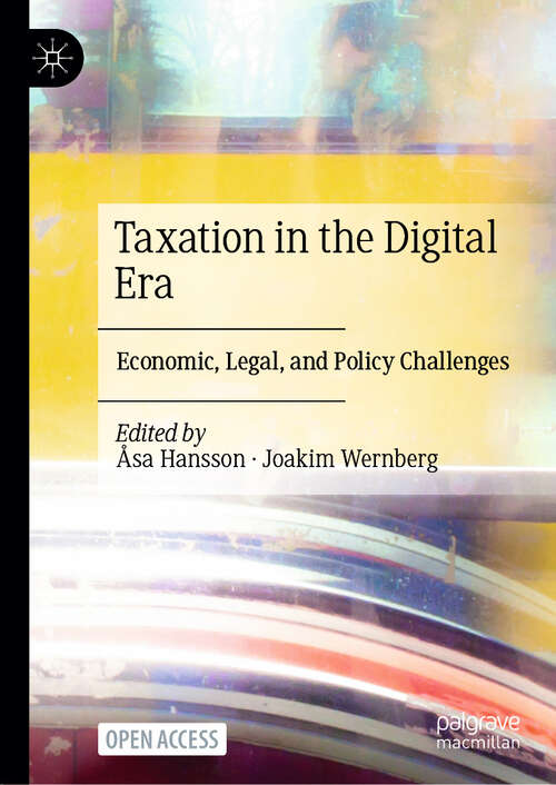 Book cover of Taxation in the Digital Era: Economic, Legal, and Policy Challenges