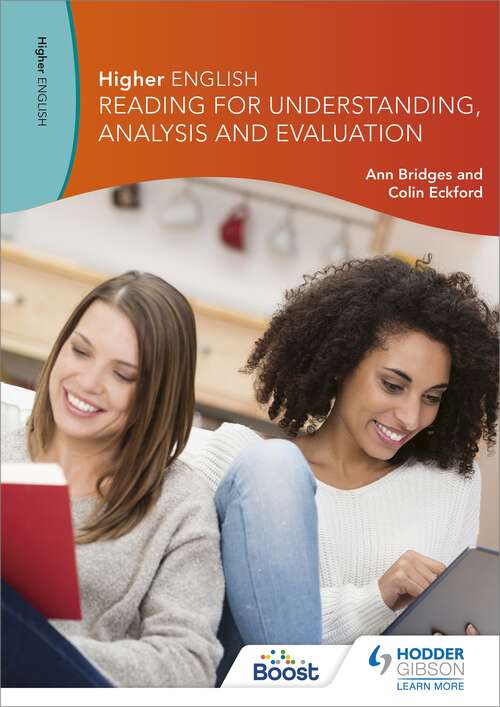 Book cover of Higher English for CfE: Reading for Understanding, Analysis and Evaluation