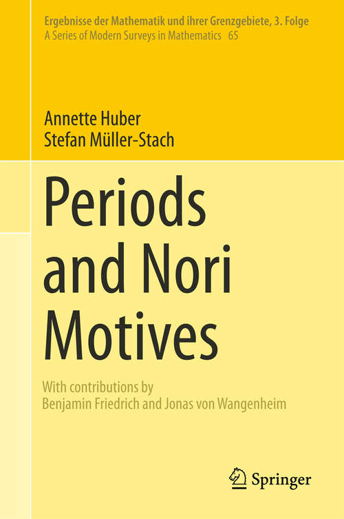 Book cover of Periods and Nori Motives