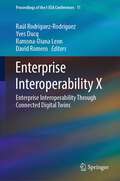 Enterprise Interoperability X: Enterprise Interoperability Through Connected Digital Twins (Proceedings of the I-ESA Conferences #11)