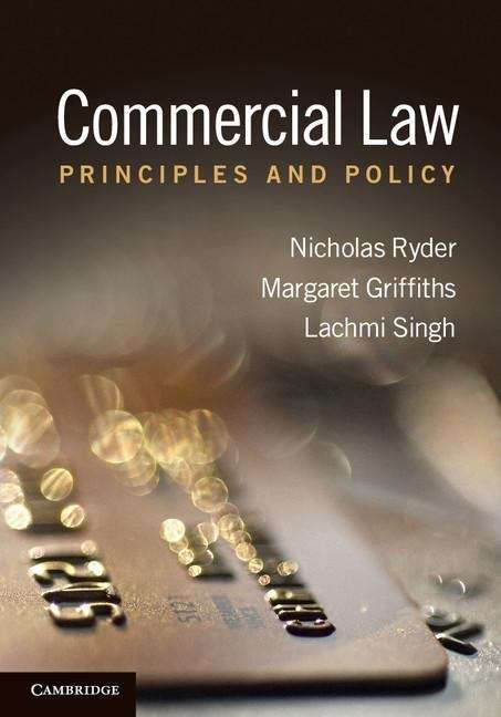 Book cover of Commercial Law