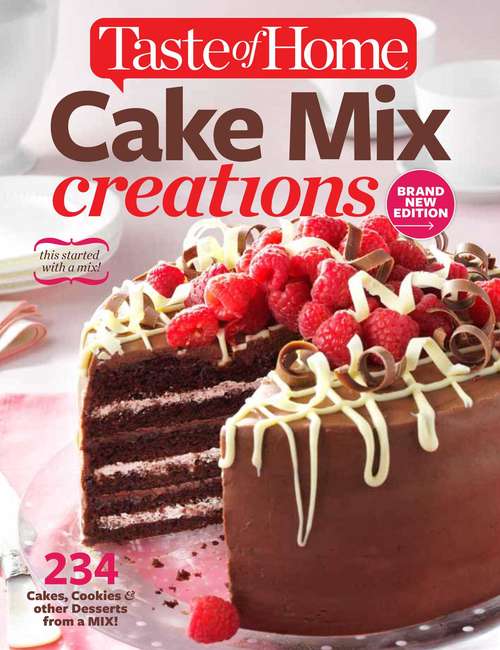 Book cover of Taste of Home Cake Mix Creations Brand New Edition