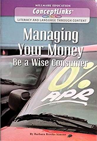 Book cover of Managing Your Money: Be a Wise Consumer
