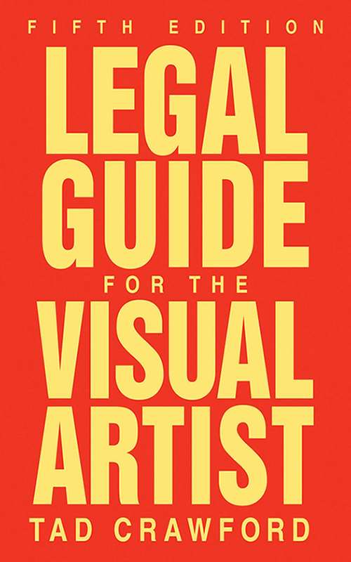 Book cover of Legal Guide for the Visual Artist (5)