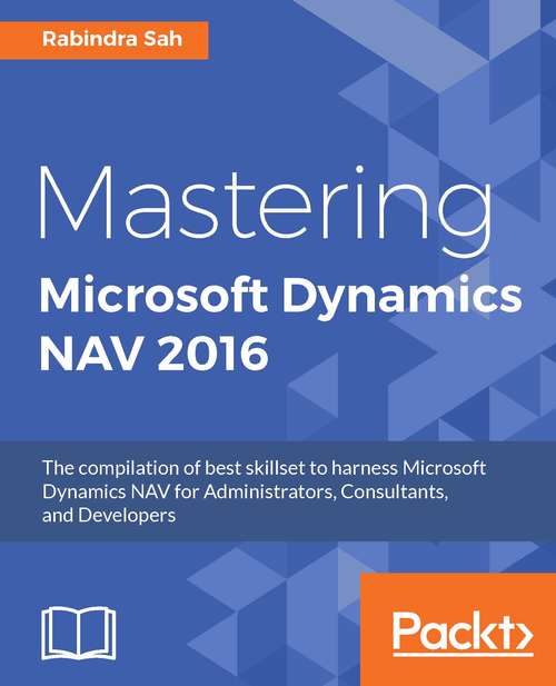 Book cover of Mastering Microsoft Dynamics NAV 2016