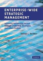 Book cover of Enterprise-Wide Strategic Management