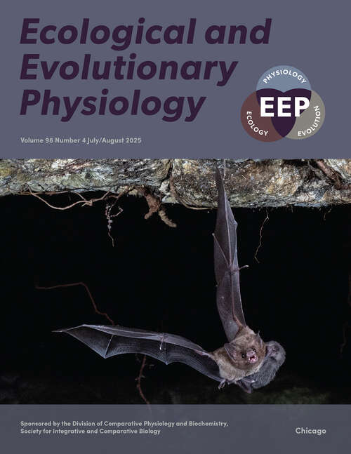 Book cover of Ecological and Evolutionary Physiology, volume 98 number 4 (July/August 2025)