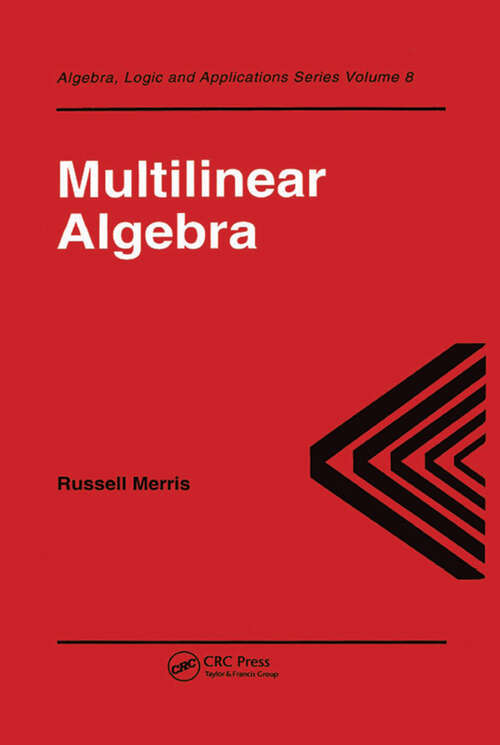 Book cover of Multilinear Algebra (1) (Algebra, Logic and Applications)