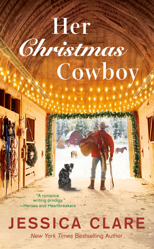 Book cover of Her Christmas Cowboy (The Wyoming Cowboys Series #5)