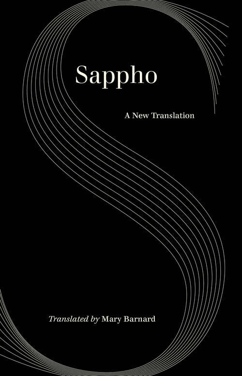 Book cover of Sappho: A New Translation
