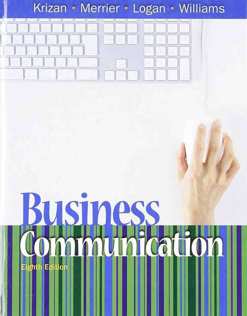 Book cover of Business Communication (Eighth Edition)