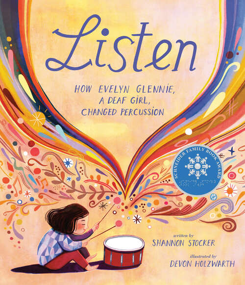 Book cover of Listen: How Evelyn Glennie, a Deaf Girl, Changed Percussion