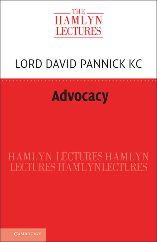 Book cover of Advocacy