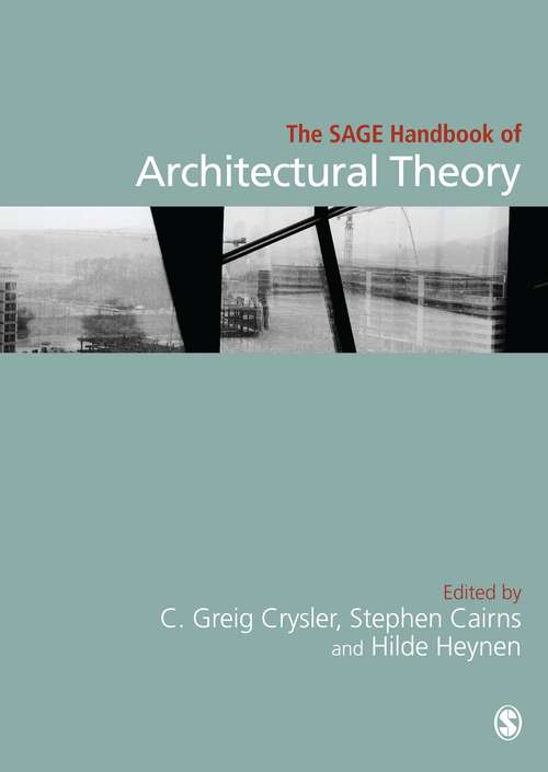Book cover of The SAGE Handbook of Architectural Theory