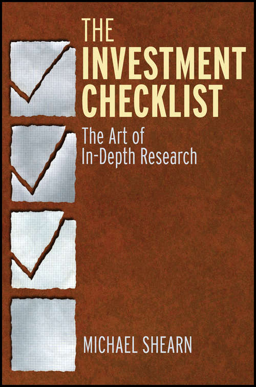 Book cover of The Investment Checklist