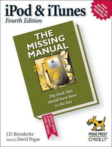 Book cover of iPod & iTunes: The Missing Manual, 4th Edition