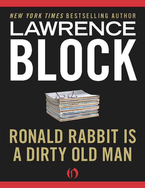 Book cover of Ronald Rabbit Is a Dirty Old Man