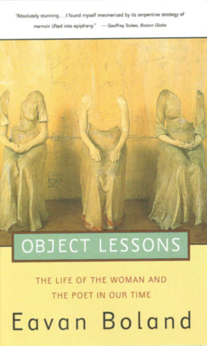 Book cover of Object Lessons: The Life of the Woman and the Poet in Our Time