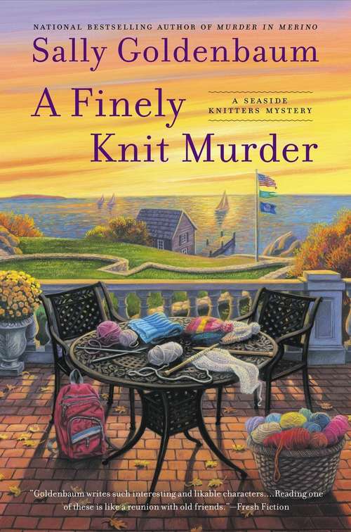Book cover of A Finely Knit Murder (Seaside Knitters Mystery #9)